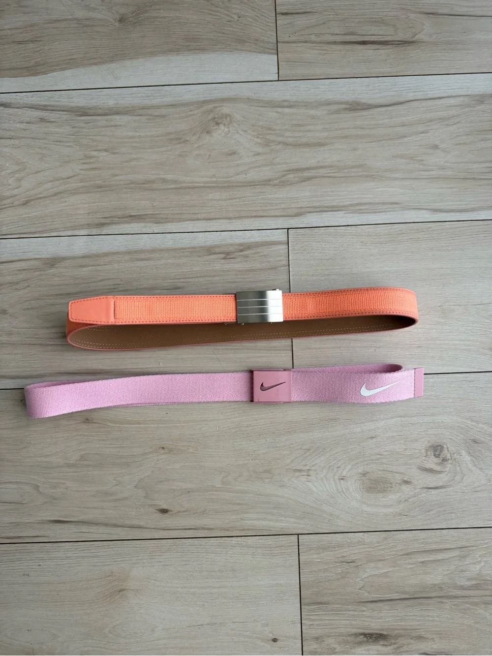 Nike Pink and Kore Coral Belt Duo